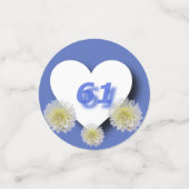 61結婚周年記念 コンフェッティ (スモール正面)