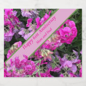 61結婚周年記念 スパークリングワインラベル (シングルラベル)