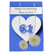 61結婚周年記念 ミディアムペーパーバッグ (裏面)