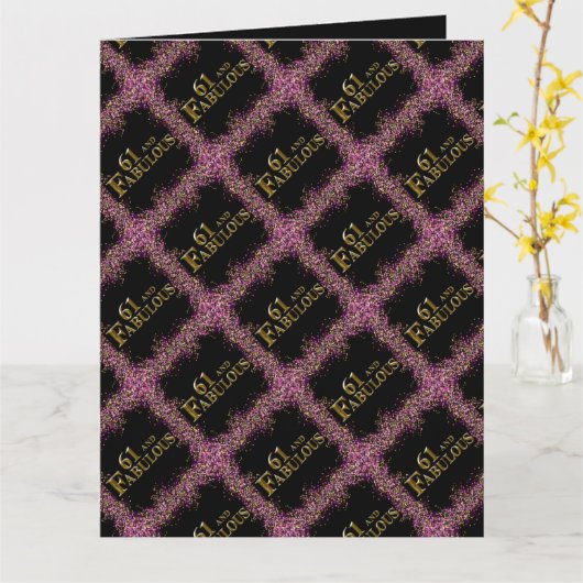 61誕生日 カード (黄色い花)