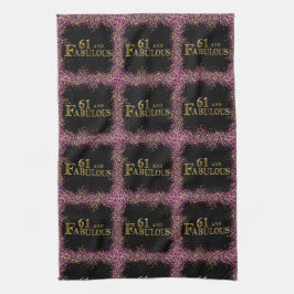 61誕生日 キッチンタオル