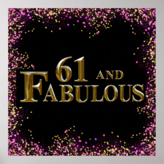 61誕生日 ポスター (正面)