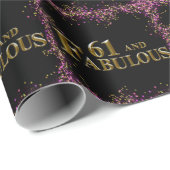 61誕生日 ラッピングペーパー (ロールコーナー)