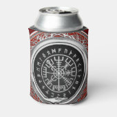 [610] Vegviser -バイキングシルバー魔法Runic Compass 缶クーラー (缶裏面)