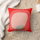 615赤抽象芸術 クッション (ブランケット)