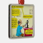 617私は膝の漫画を有します メタルオーナメント (右)