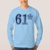 61*は操業記録的なTシャツを起点に正当化します Tシャツ (正面)