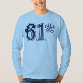 61*は操業記録的なTシャツを起点に正当化します Tシャツ