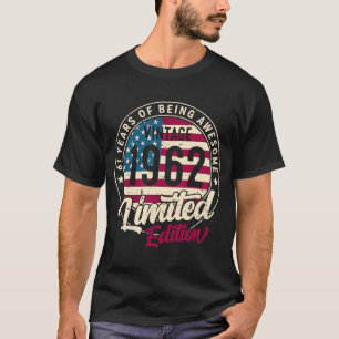 61st Birthday Vintage 1962 Bday Group 61 Years Old Tシャツ