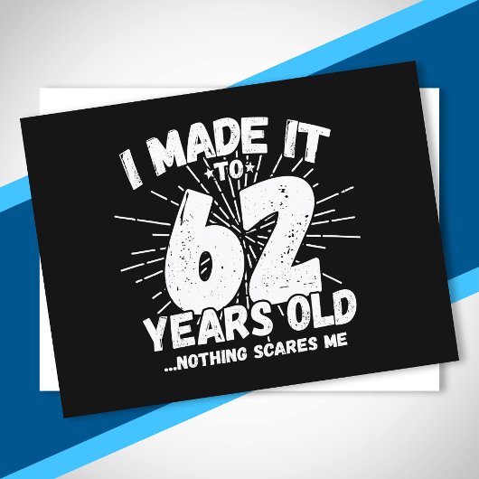 62おもしろい番目の誕生日引用文皮肉62歳 ポストカード