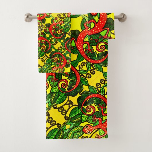 62レッドジェッコタオルSET バスタオルセット (インサイチュ)