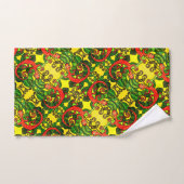 62レッドジェッコタオルSET バスタオルセット (ハンドタオル)