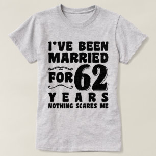 62年間の結婚記念品 Tシャツ