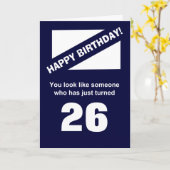 62歳おもしろいの誕生日の願い カード (黄色い花)