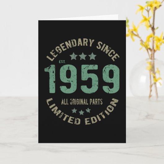 62歳のブデイ凡例第62誕生日 カード (黄色い花)