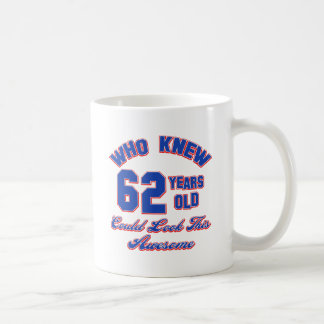 62歳の誕生日のデザイン コーヒーマグカップ
