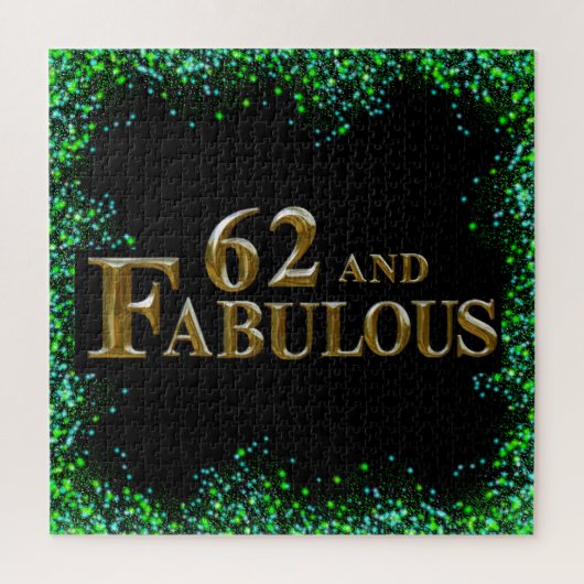 62歳の誕生日 ジグソーパズル (縦)