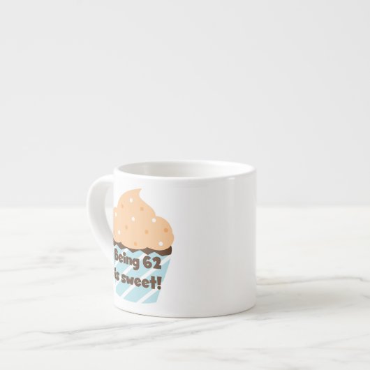 62歳はTシャツとギフトが大好き エスプレッソカップ (正面左)