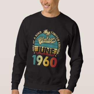 62歳ヴィンテージ1960年6月62日B日 スウェットシャツ