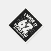 62歳皮肉ミームおもしろい62日誕生日 スタンダードカクテルナプキン (角)