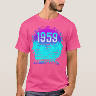 62歳62誕生日1959ヴィンテージ美学 Tシャツ