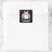 62歳Bday Llaming 62nd誕生日Llama スクエアシール (バッグ)