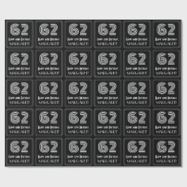 62番目の誕生日:インスパイアアールデコの検索「62」と名前 ラッピングペーパー