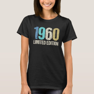 62誕生日レディースメンズ62年1960 4 Tシャツ