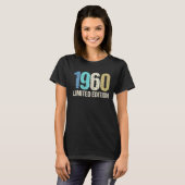 62誕生日レディースメンズ62年1960 4 Tシャツ (正面フル)