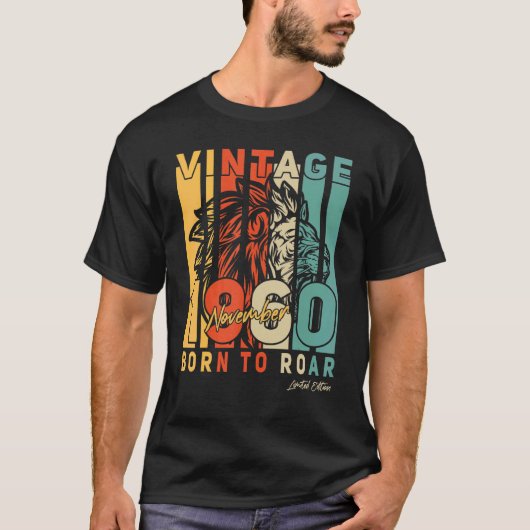 62誕生日11月62日旧ヴィンテージ1960 Tシャツ (正面)