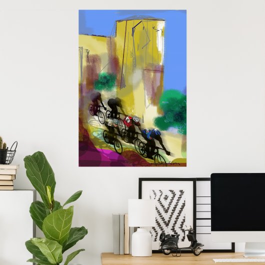 62110バイクレース ポスター (ホームオフィス)