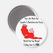 62379angeldevil, Save the Date for Jennifer's B... マグネット (正面/裏面)