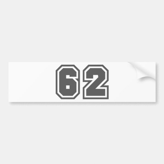62 バンパーステッカー (正面)