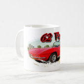62vette コーヒーマグカップ (正面左)