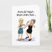 63おもしろい番目誕生日 カード (正面)