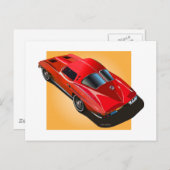 63分割ウィンドウが黄色に変わる ポストカード (正面/裏面)