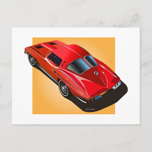 63分割ウィンドウが黄色に変わる ポストカード (正面)