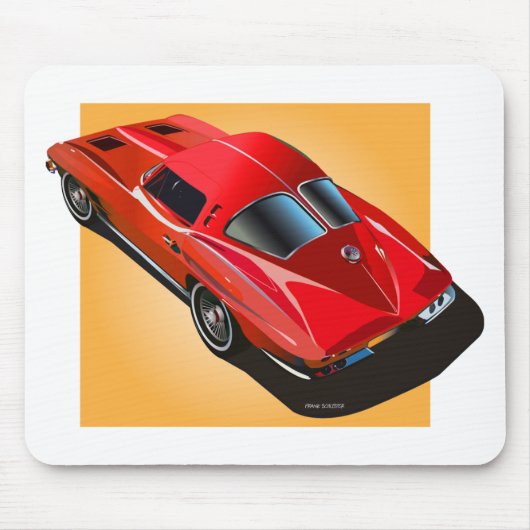 63分割ウィンドウが黄色に変わる マウスパッド (正面)