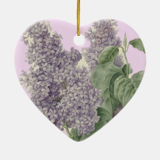 63周年記念薄紫ハート型 セラミックオーナメント (裏面)