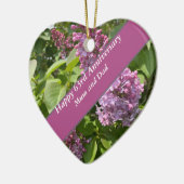 63周年記念薄紫編集可能 セラミックオーナメント (左)