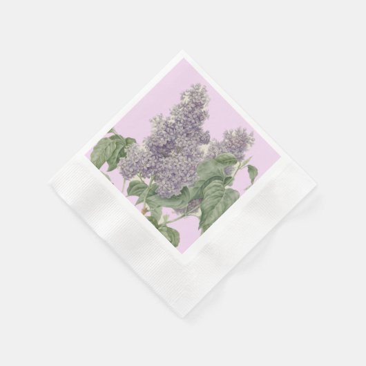 63周年記念薄紫 縁ありカクテルナプキン (角)