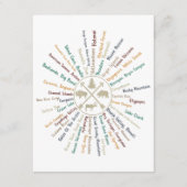 63国立公園マップギフトUSパークヴィンテージカムピン エンクロージャーカード (正面)