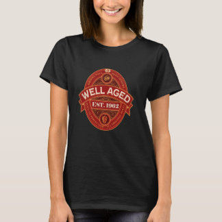 63年ビール熟成Est 1962 63誕生日Bee Tシャツ