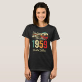 63年旧ヴィンテージ威厳がある1959 63番目の誕生日 Tシャツ (正面フル)