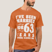63年間の結婚生活を経た祖父母もカッコイイ Tシャツ (正面)