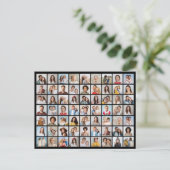 63枚の写真コラージュポストカードを作ろう ポストカード (スタンド正面)