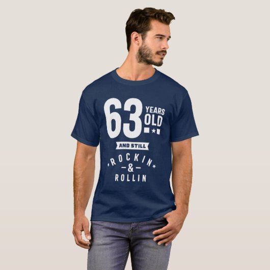 63歳の贈り物 |第63回誕生日ギフトアイディア Tシャツ (正面フル)