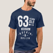 63歳の贈り物 |第63回誕生日ギフトアイディア Tシャツ (正面)