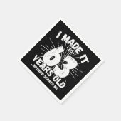 63歳皮肉ミーム63おもしろい誕生日 スタンダードカクテルナプキン (角)