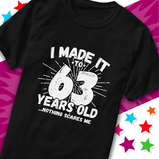 63歳皮肉ミーム63おもしろい誕生日 Tシャツ